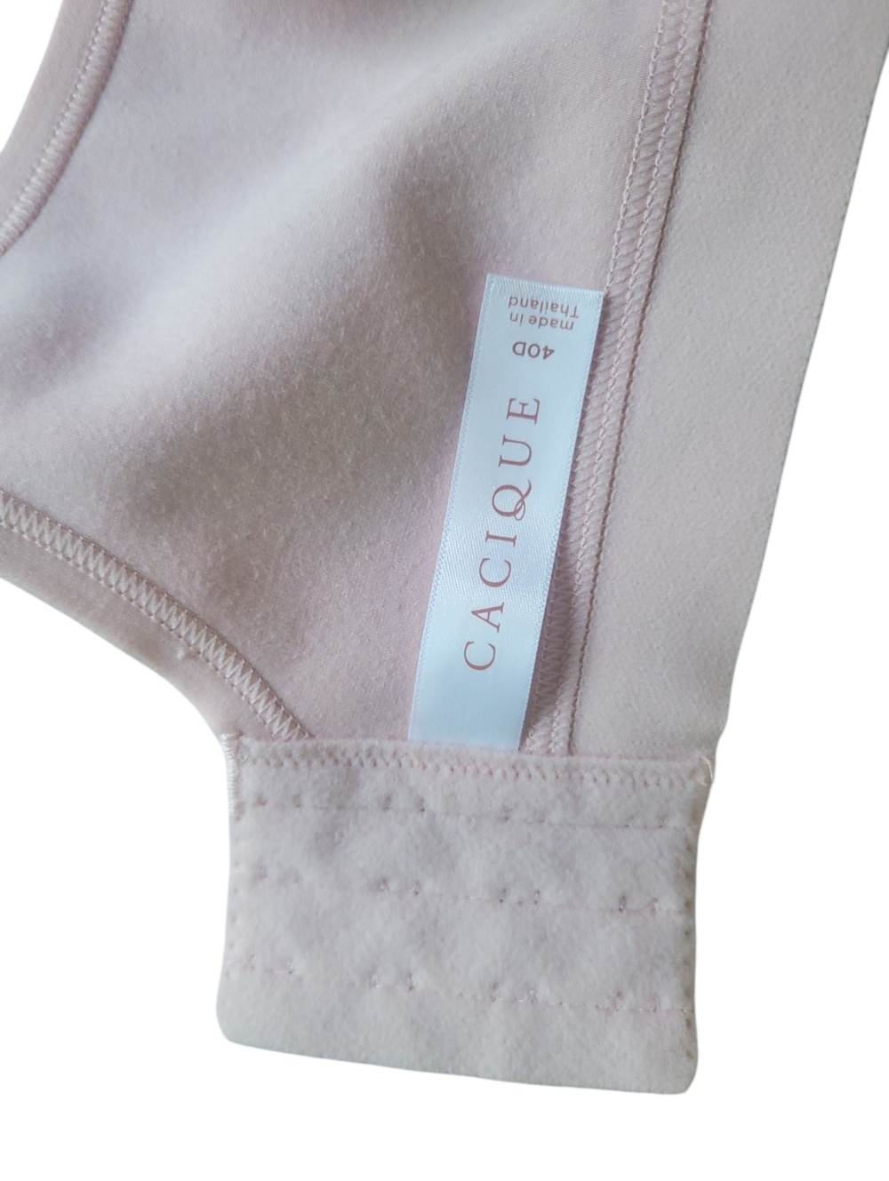 Cacique Cotton Collection Bra 40D NWT Wireless Lightly Lined Floral Pink Soft - Picture 9 of 9